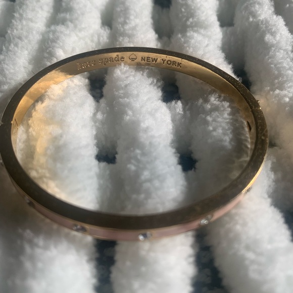 Kate Spade pink gold bangle sparkle - Picture 5 of 10